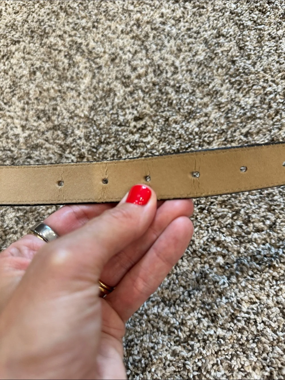 Vintage Christian Dior for Boys Brown Belt Gold Dior Buckle 24-26 USA